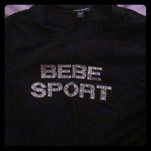 Sparkly Bebe sport t-shirt.